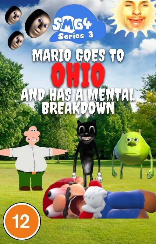 SMG4 Fanfic: Mario Goes to Ohio and has a Mental Breakdown